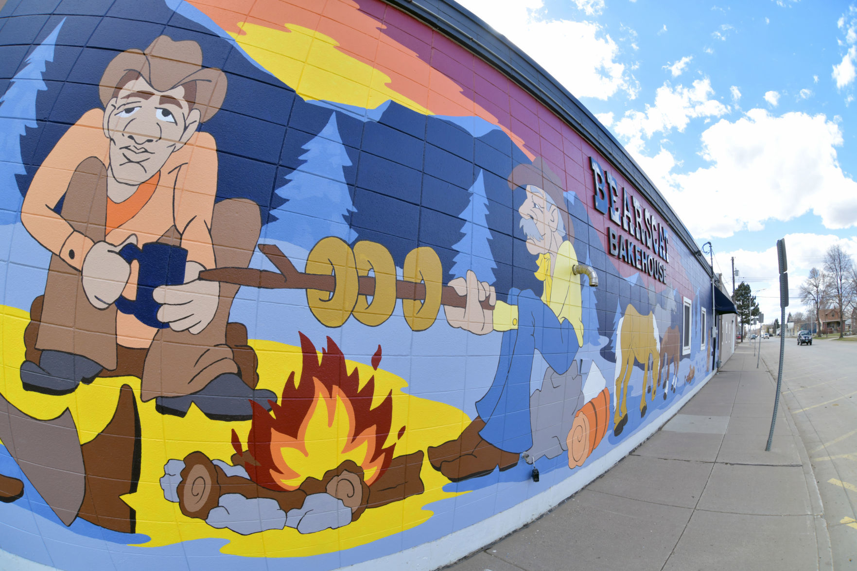 bakery mural